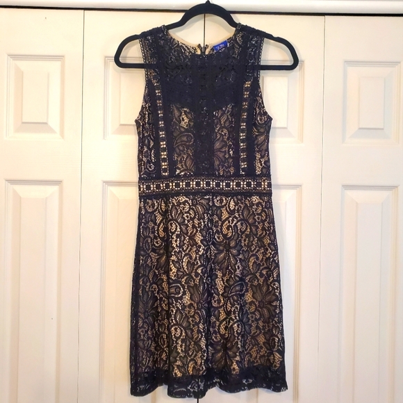 Disney Dresses & Skirts - Beauty & the Beast Black Lace Sleeveless Dress Size Small